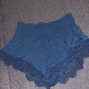 Flowy shorts navy blue
